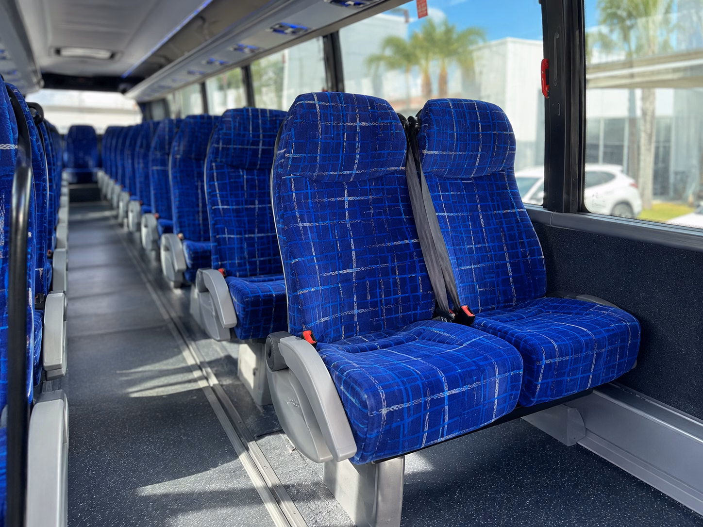 palm bay construction and film crew shuttle buses